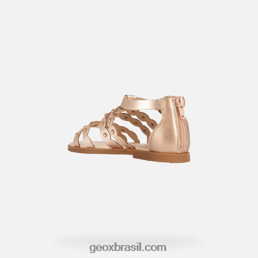 sandália karly menina cobre Geox 28TF8X1104