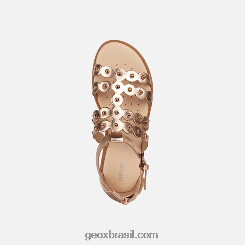 sandália karly menina cobre Geox 28TF8X1104