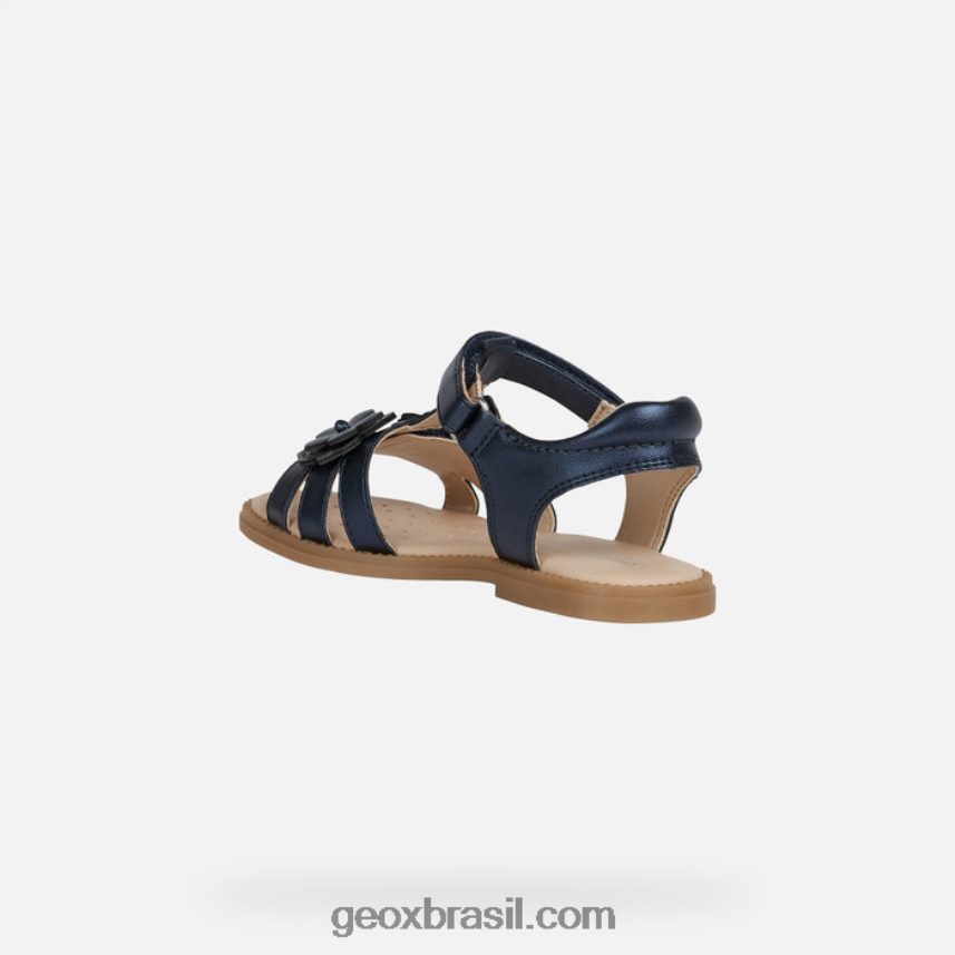 sandália karly menina marinha Geox 28TF8X1152