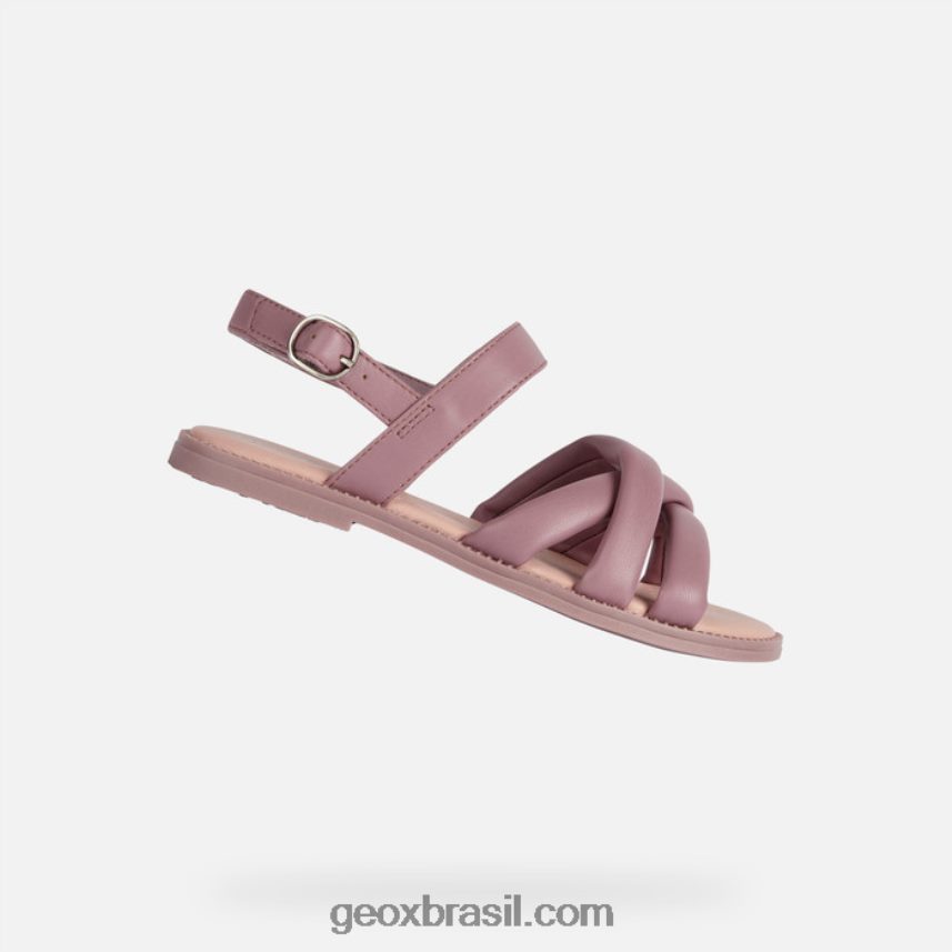 sandália karly menina rosa escuro Geox 28TF8X1881