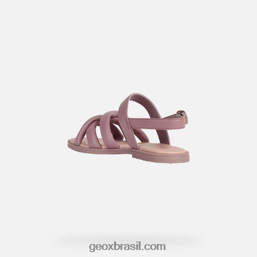 sandália karly menina rosa escuro Geox 28TF8X1881