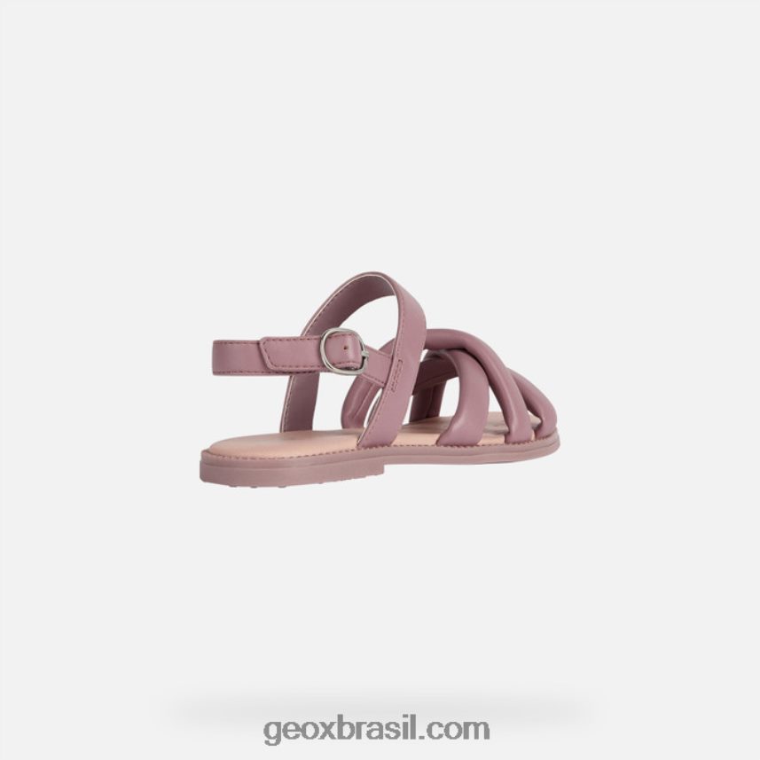 sandália karly menina rosa escuro Geox 28TF8X1881