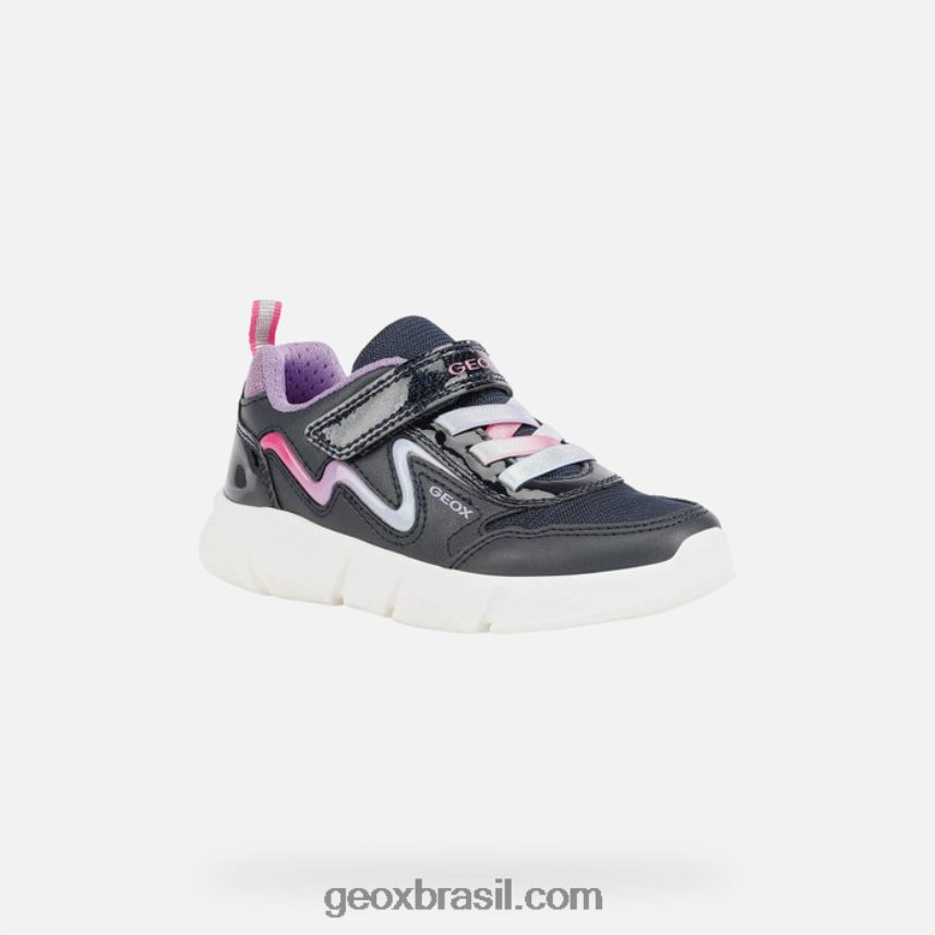 garota aril azul marinho/orquídea Geox 28TF8X1119