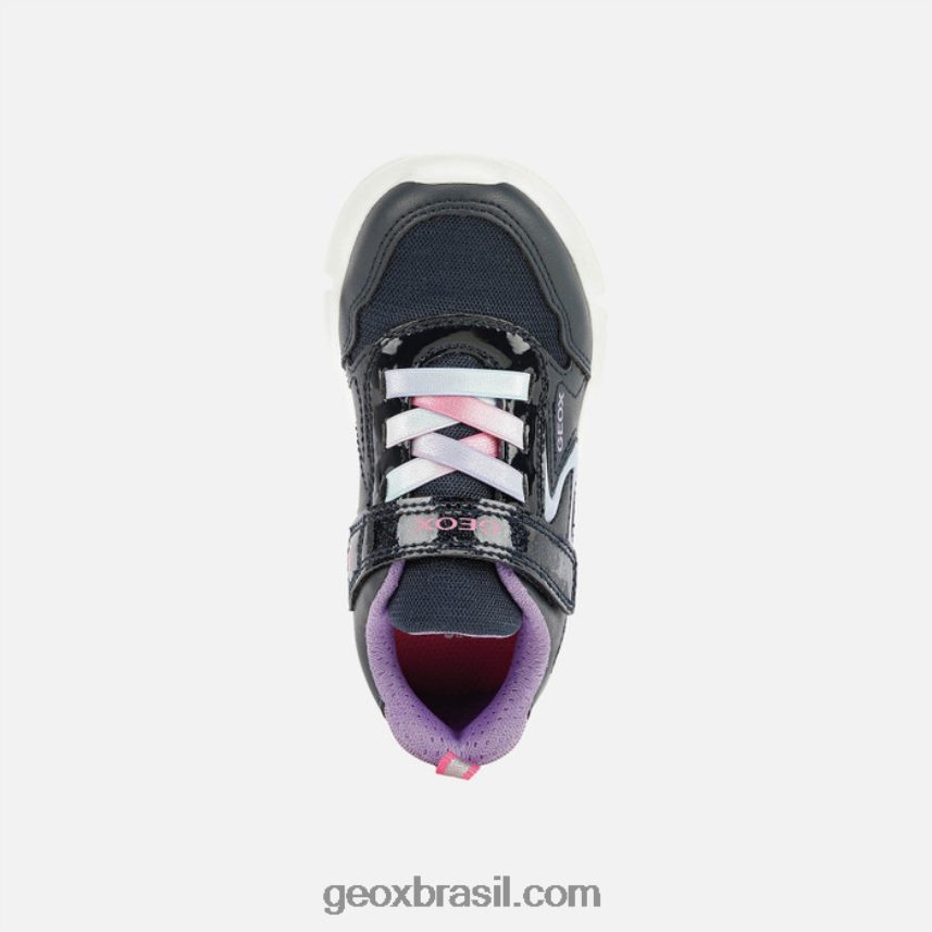 garota aril azul marinho/orquídea Geox 28TF8X1119