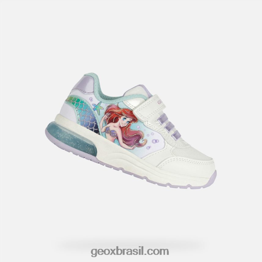 garota do clube espacial branco/águamar Geox 28TF8X1114