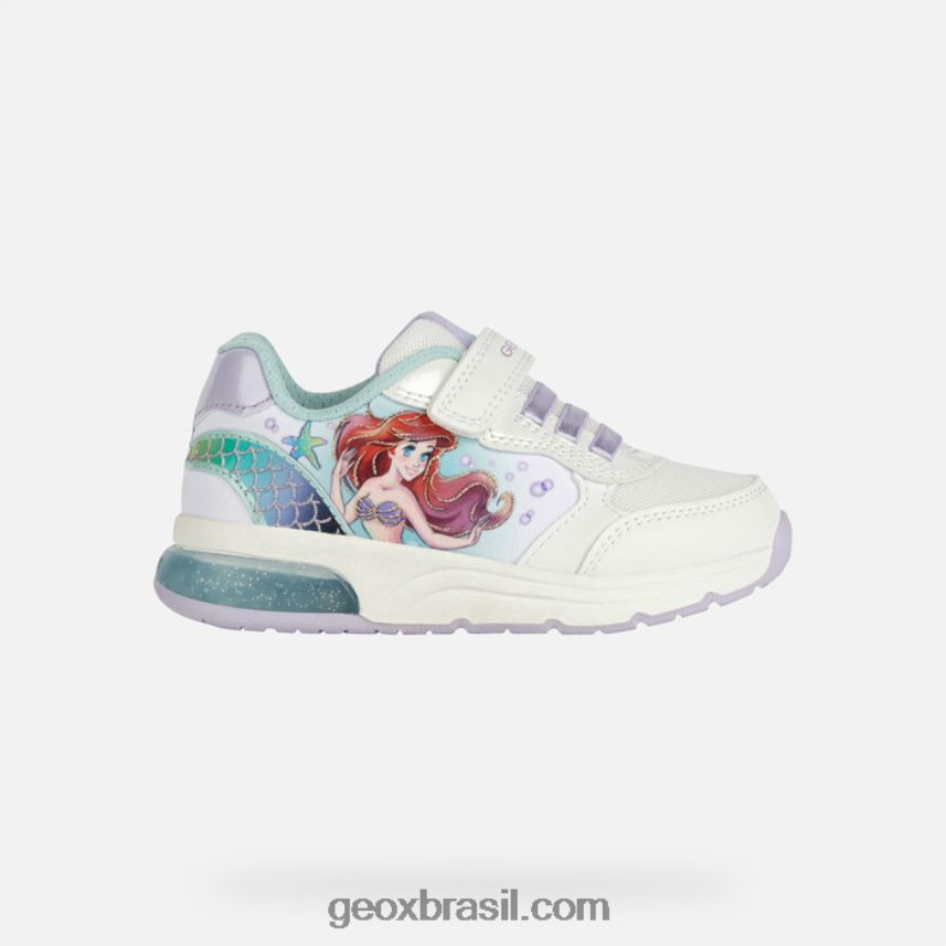 garota do clube espacial branco/águamar Geox 28TF8X1114