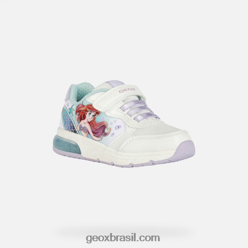 garota do clube espacial branco/águamar Geox 28TF8X1114