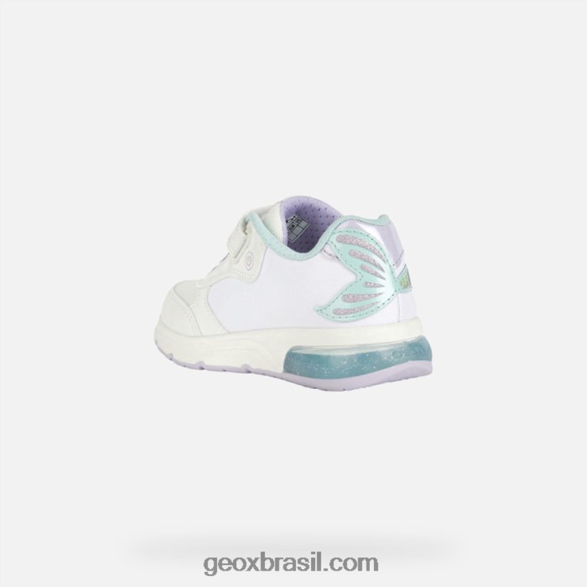 garota do clube espacial branco/águamar Geox 28TF8X1114
