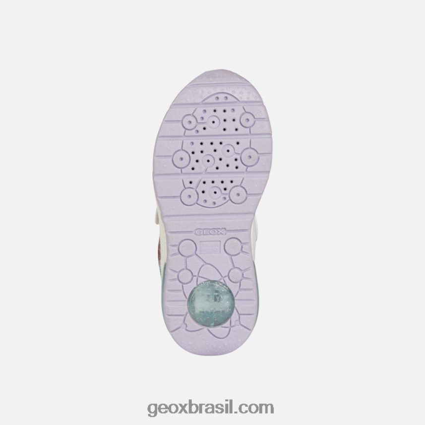 garota do clube espacial branco/águamar Geox 28TF8X1114