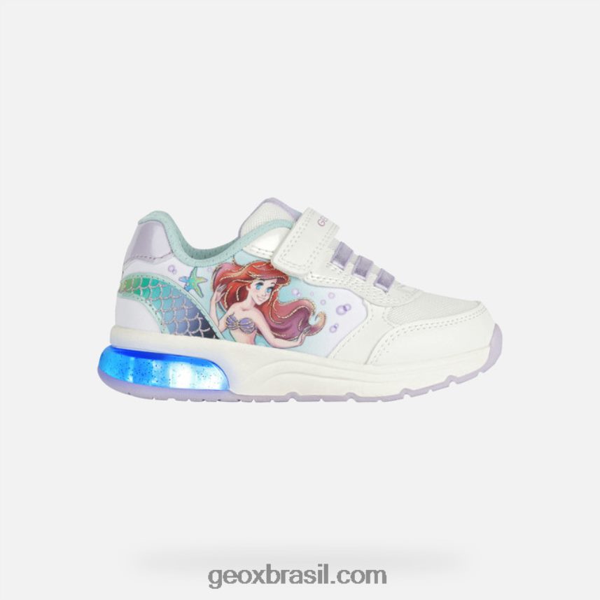 garota do clube espacial branco/águamar Geox 28TF8X1114