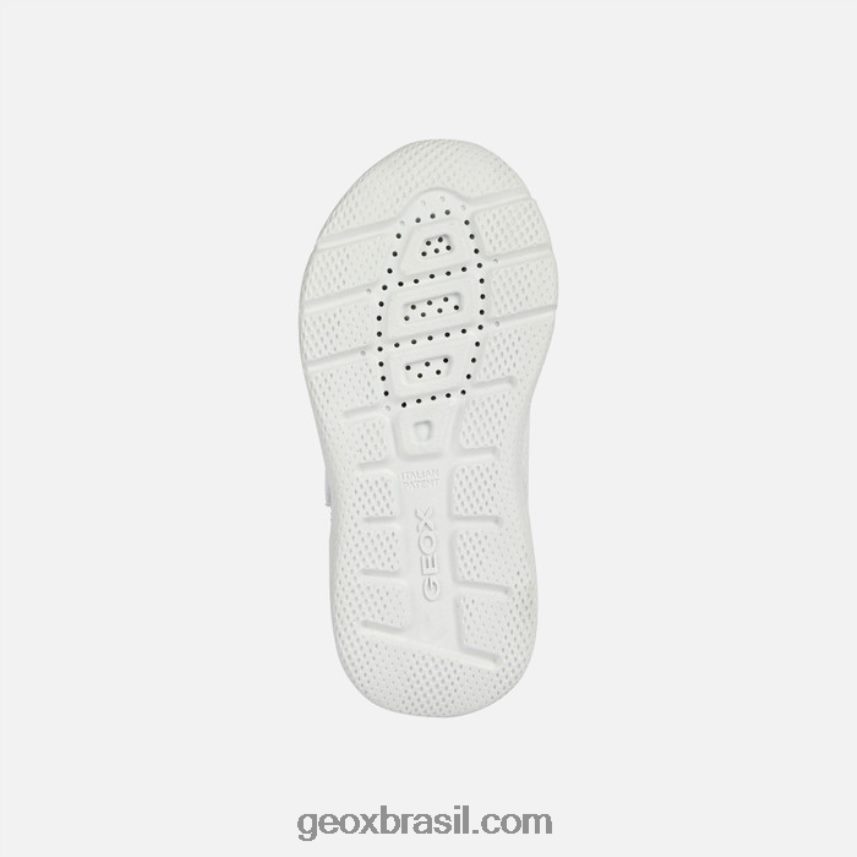 garota sprintye branco/fúcsia Geox 28TF8X1898