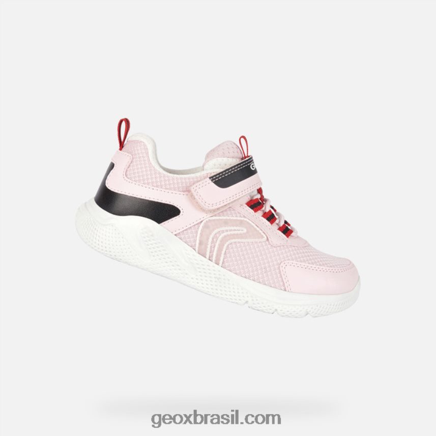 garota sprintye rosa claro/preto Geox 28TF8X1899