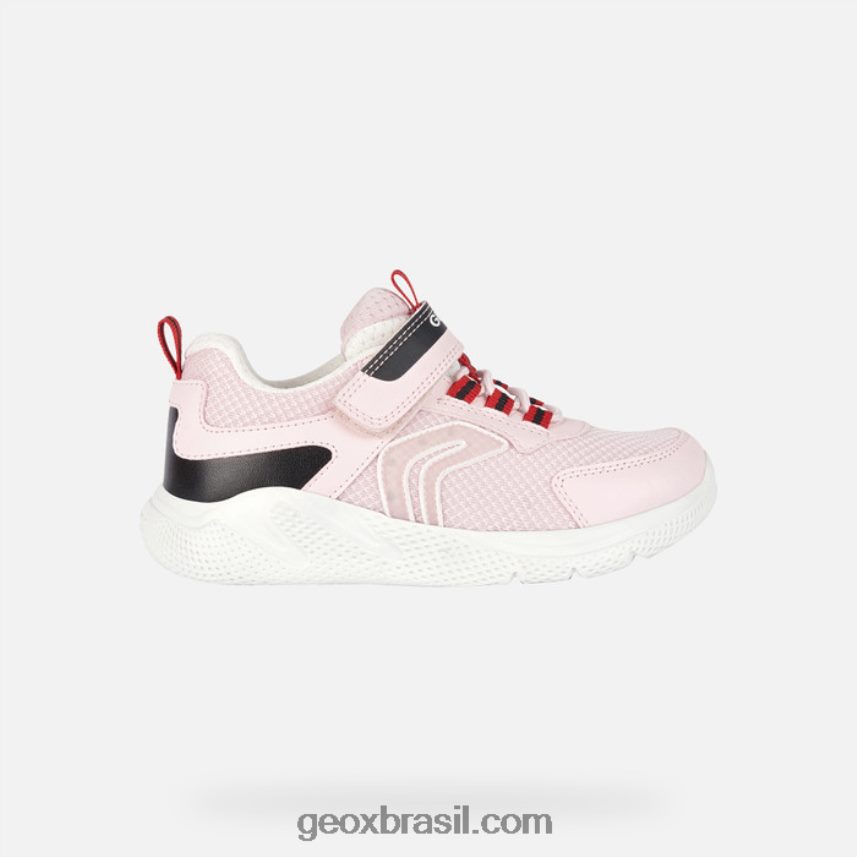 garota sprintye rosa claro/preto Geox 28TF8X1899