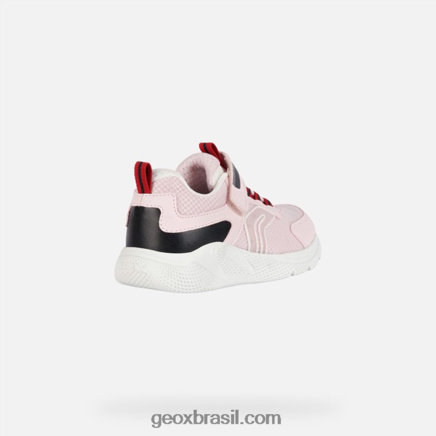 garota sprintye rosa claro/preto Geox 28TF8X1899