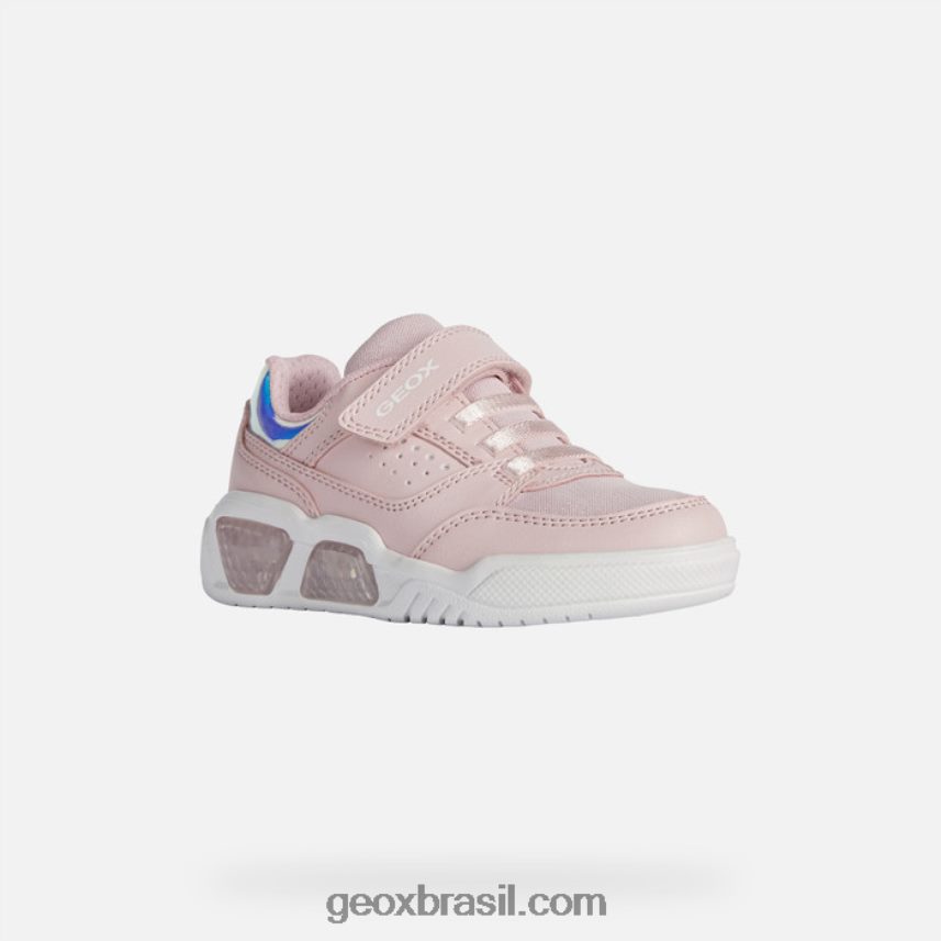 illuminus júnior rosa claro/branco Geox 28TF8X1911