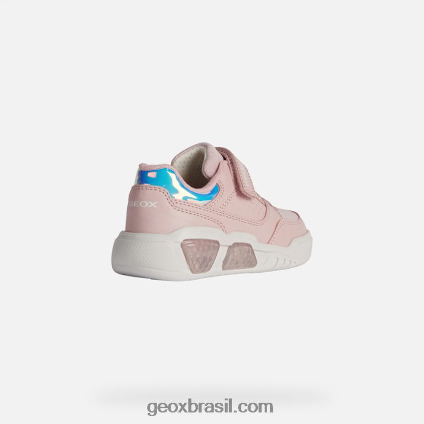 illuminus júnior rosa claro/branco Geox 28TF8X1911