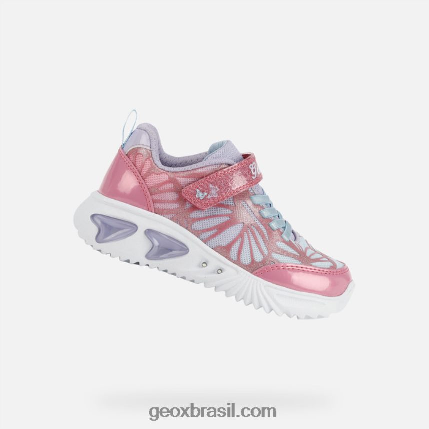 menina assistente fúcsia/lilás Geox 28TF8X994
