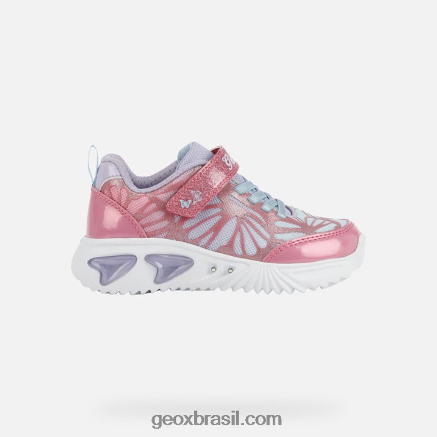 menina assistente fúcsia/lilás Geox 28TF8X994