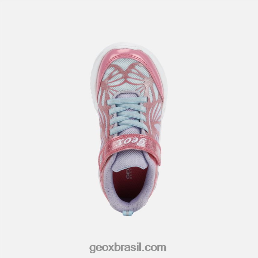 menina assistente fúcsia/lilás Geox 28TF8X994