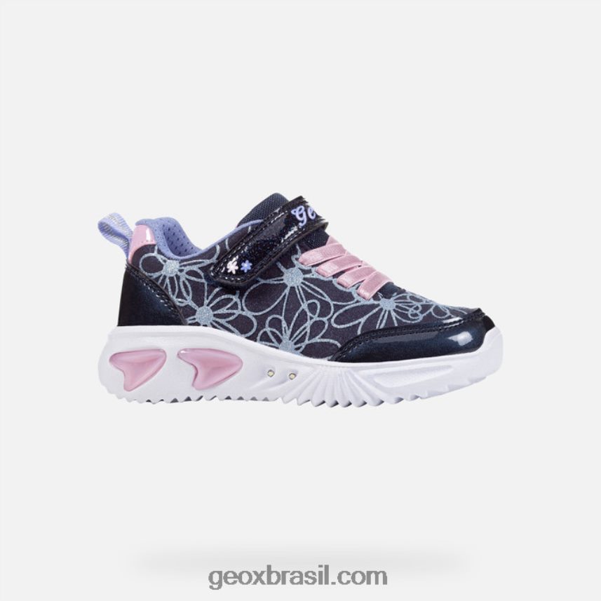 menina assistente marinho/rosa Geox 28TF8X1131