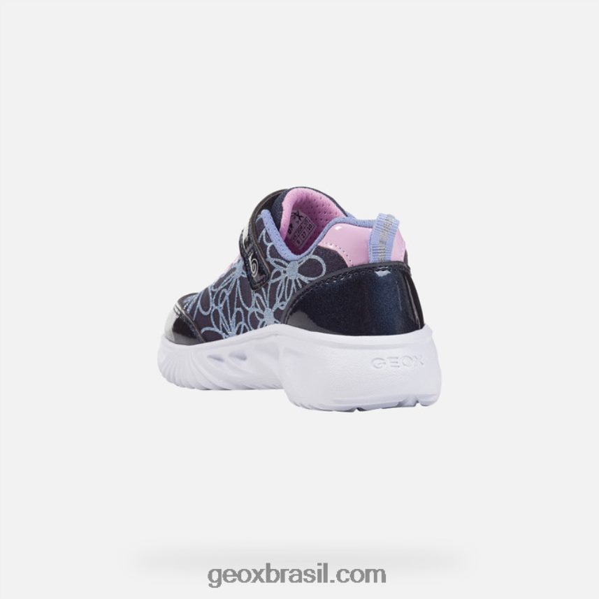 menina assistente marinho/rosa Geox 28TF8X1131