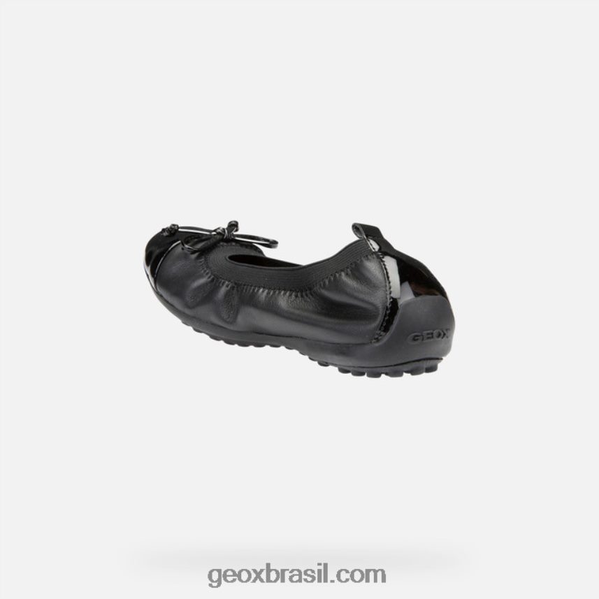 menina piuma preto Geox 28TF8X980