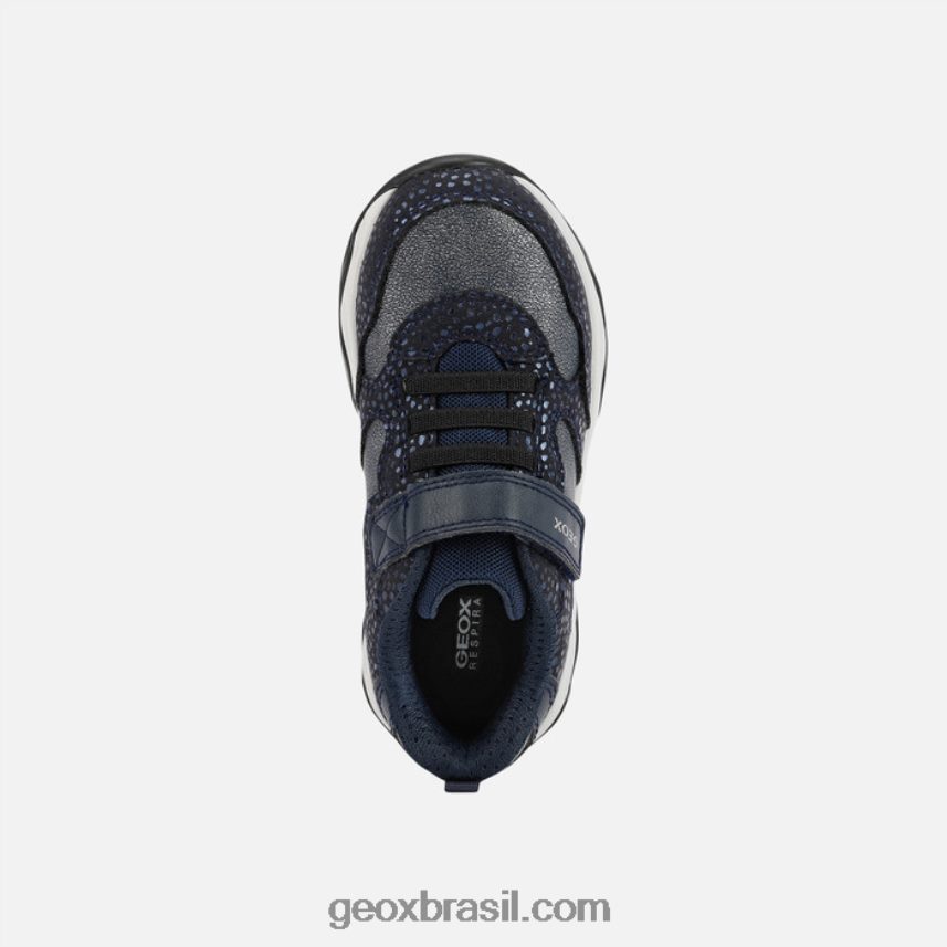 garota de calco azul marinho/prata dk Geox 28TF8X1091