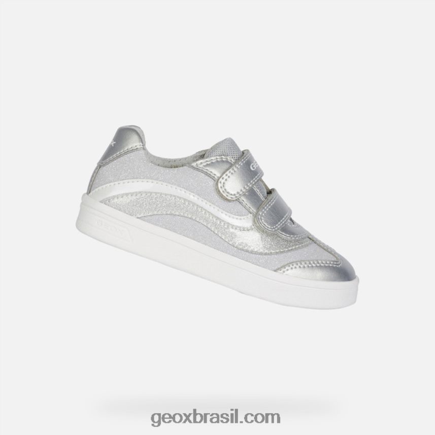 garota djrock prata Geox 28TF8X1149