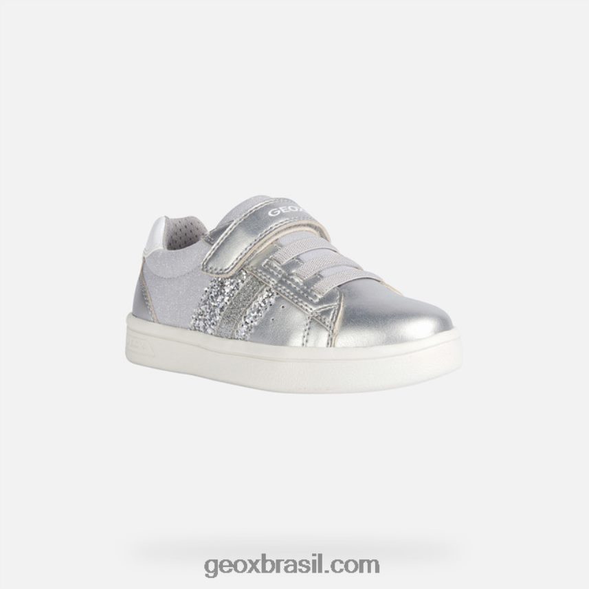 garota djrock prata Geox 28TF8X1906