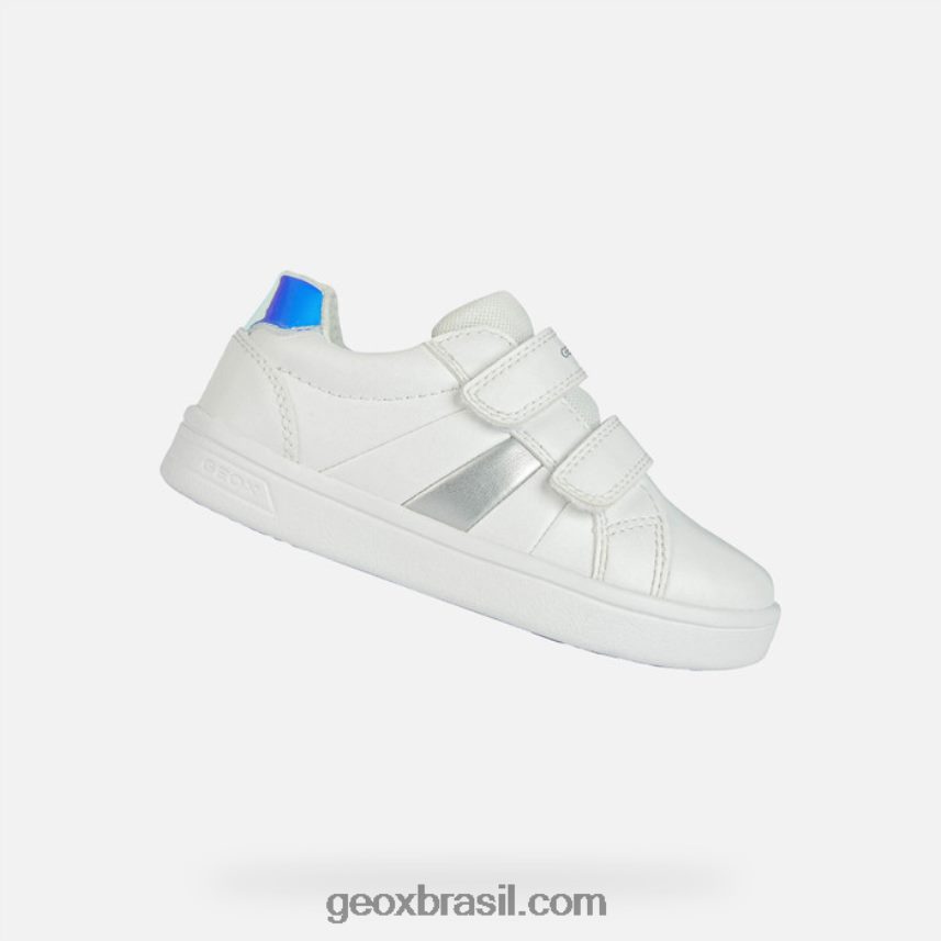 garota djrock prata branca Geox 28TF8X1882