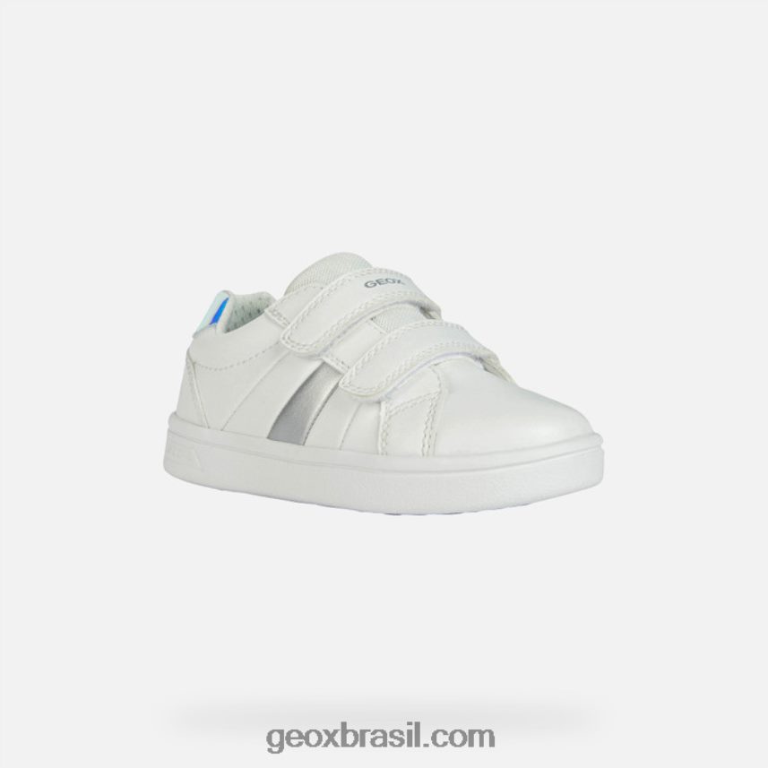 garota djrock prata branca Geox 28TF8X1882
