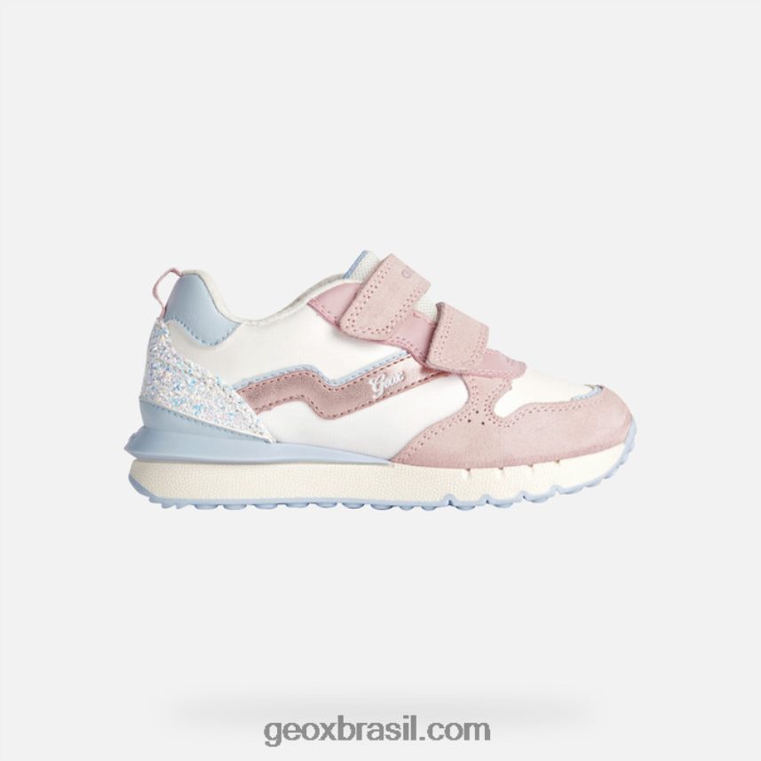 garota fastics Rosa Branca Geox 28TF8X1907