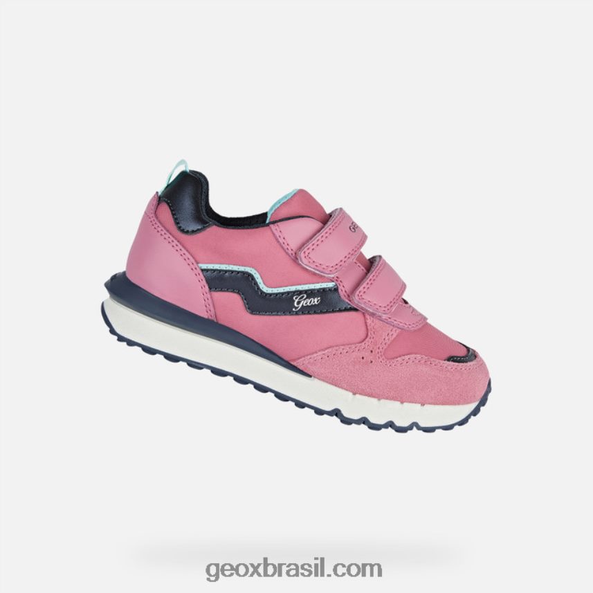garota fastics fúcsia/marinho Geox 28TF8X1094