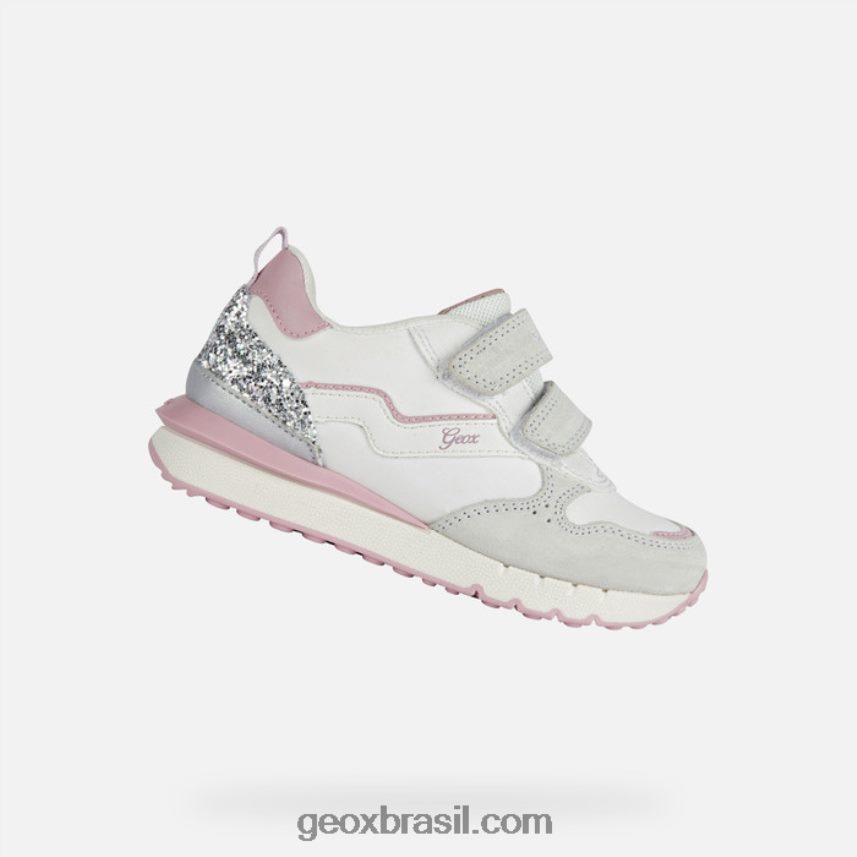 garota fastics off white/rosa Geox 28TF8X1908