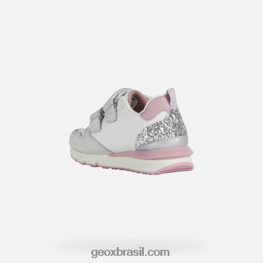 garota fastics off white/rosa Geox 28TF8X1908