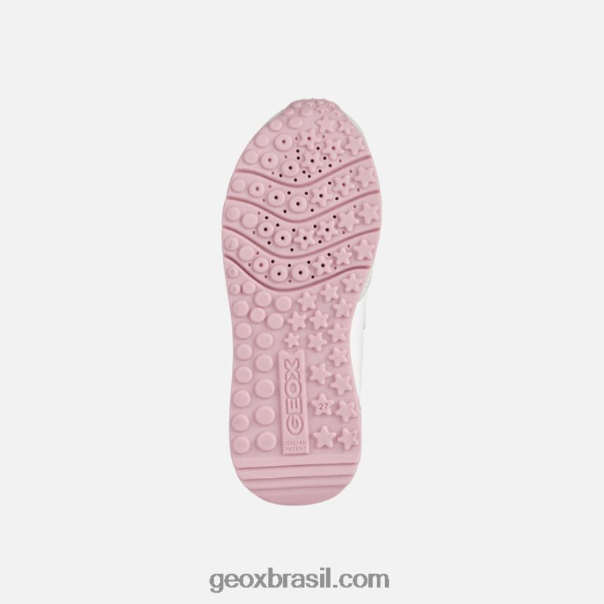 garota fastics off white/rosa Geox 28TF8X1908