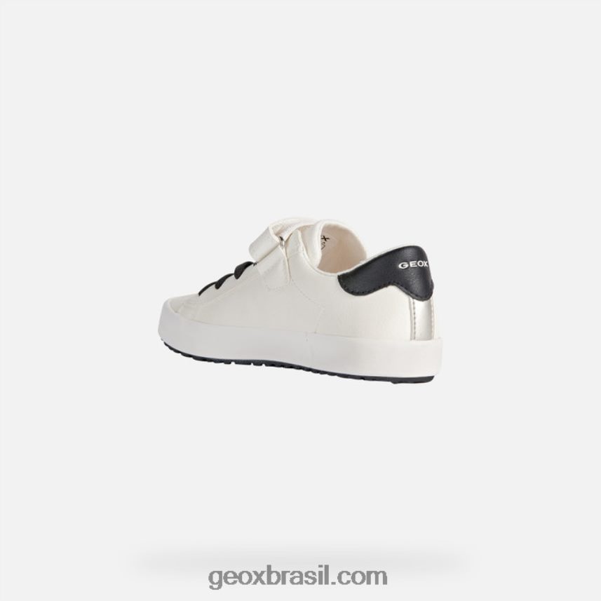 garota kilwi Branco preto Geox 28TF8X1862