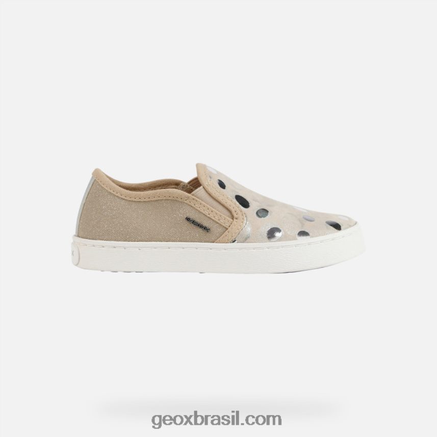 garota kilwi bege/prata Geox 28TF8X1172