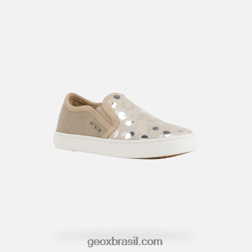 garota kilwi bege/prata Geox 28TF8X1172
