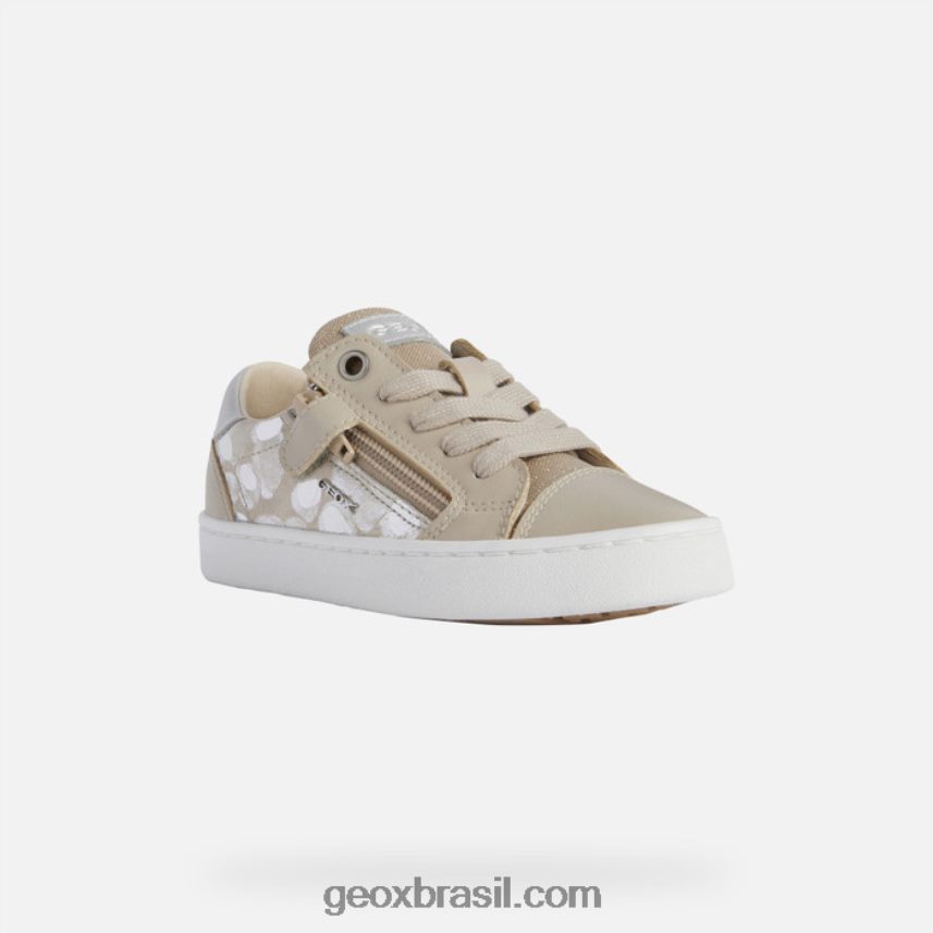 garota kilwi bege/prata Geox 28TF8X1178