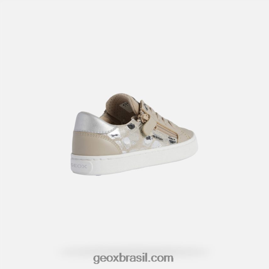 garota kilwi bege/prata Geox 28TF8X1178