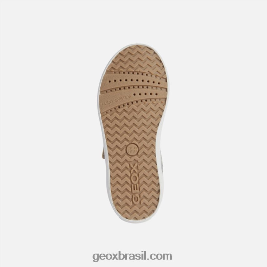 garota kilwi bege/prata Geox 28TF8X1178