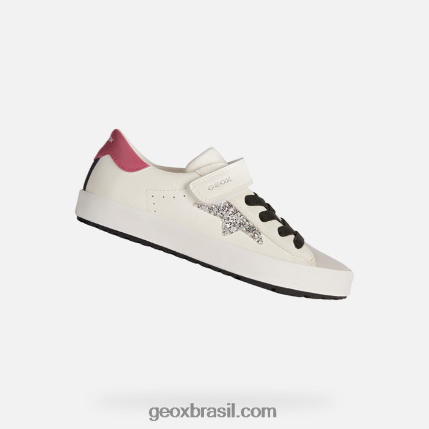 garota kilwi branco/fúcsia Geox 28TF8X1864