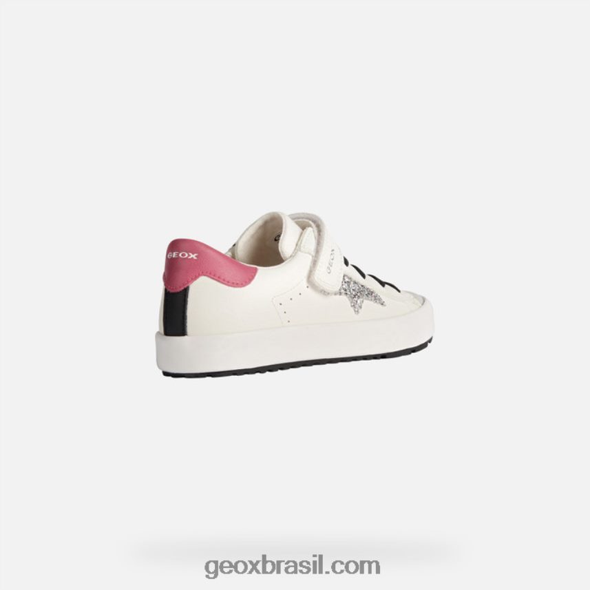 garota kilwi branco/fúcsia Geox 28TF8X1864