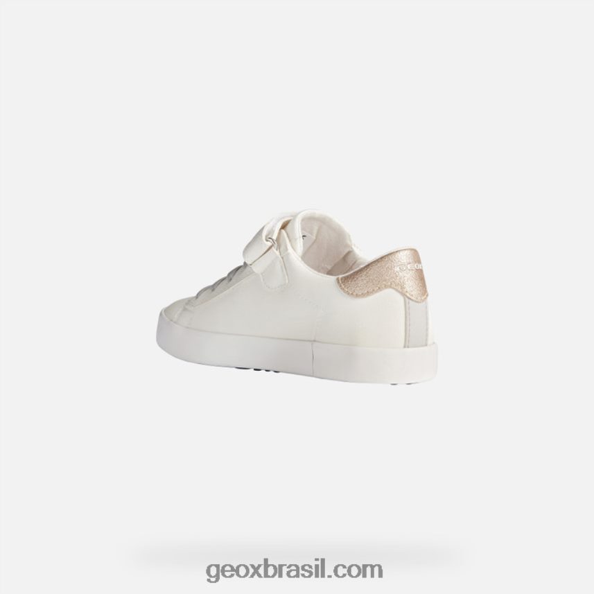 garota kilwi branco/rosa Geox 28TF8X1863