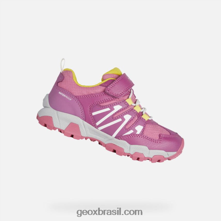 garota magnetar fúcsia/amarelo Geox 28TF8X1102