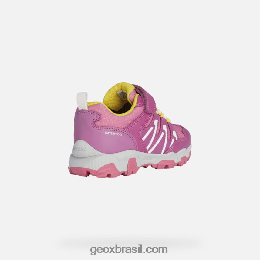 garota magnetar fúcsia/amarelo Geox 28TF8X1102
