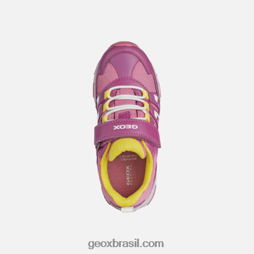 garota magnetar fúcsia/amarelo Geox 28TF8X1102
