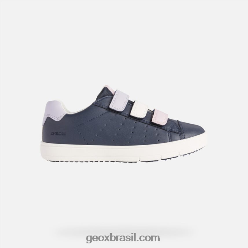 garota silenex azul marinho/orquídea Geox 28TF8X1867