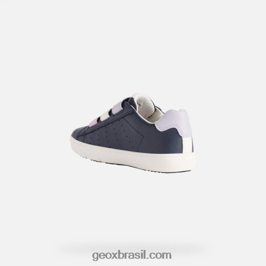 garota silenex azul marinho/orquídea Geox 28TF8X1867